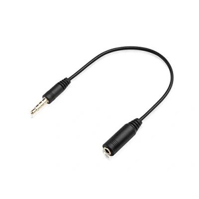 Afbeelding van adaptare 14024 3,5 mm jack kabel (4 polig) voor headset (vervangt pinnen 3+4)