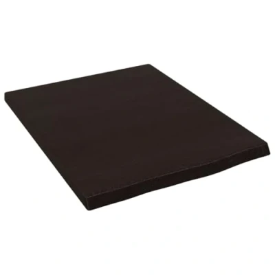 Afbeelding van Wandschap 40x50x2 cm behandeld massief eikenhout donkergrijs