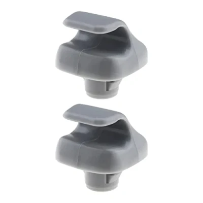 Afbeelding van YINETTECH 2 stuks Zonneklep clips vervanging 88217S04003ZA compatibel met Honda Accord/Civic/CR V/Odyssey/Ridgeline Houder Beugel Grijs