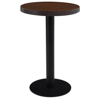 Afbeelding van Bistrotafel 50 cm MDF donkerbruin