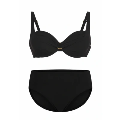 Afbeelding van Rosa Faia SET Hermine Bikini, Dames, Maat: 80E, Schwarz