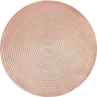 Afbeelding van Krumble Placemat rond PVC Rosegoud