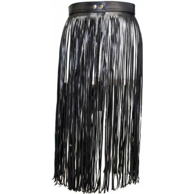 Afbeelding van Zac&#039;s Alter Ego Taille riem Fringe tassel Zwart
