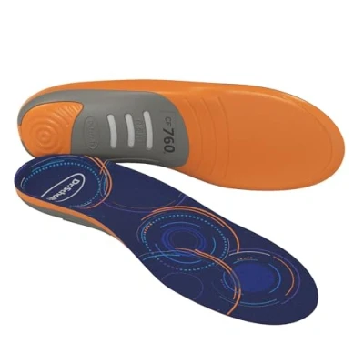 Afbeelding van Dr. Scholl&#039;s Custom Fit comfort CF 760, de hele dag superieur inlegzolen, lage boogondersteuning schoen inzetstukken voor vrouwen maat 10,5 11, heren 9,5 10, volledige lengte inlegzolen mannen