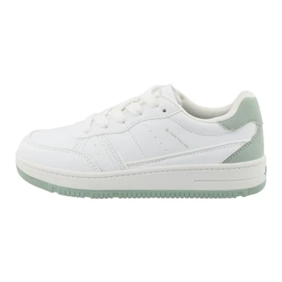Afbeelding van TOM Tailor Sneakers laag whitegreen voor kinderen, Maat: 36, White green Pu