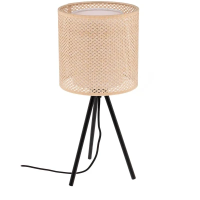Afbeelding van Lindby Tafellamp 1licht PVC, textiel, kunststof H: 43.5 cm E27 beige