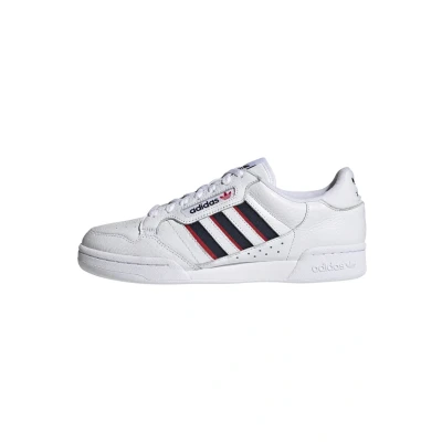 Afbeelding van adidas Originals Continental 80 Stripes Unisex Sneakers laag, Maat: 37 1/3, Footwear white/collegiate navy/vivid red Leer en textiel