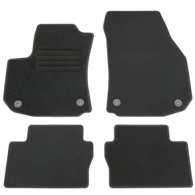 Afbeelding van AD Tuning GmbH HG11475V Velours pasvorm voetmatten set, zwart