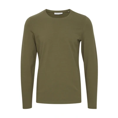Afbeelding van Casual Friday Cftheo Longsleeve, Heren, Maat: XXL, Burnt olive
