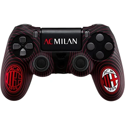 Afbeelding van Controller Skin AC Milan 3.0 voor PlayStation 4 (PS4): siliconen schaal en twee stickers