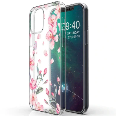 Afbeelding van Apple iPhone 12 Mini Hoesje Siliconen en TPU (zacht) imoshion Softcase/Backcover Roze Telefoonhoesje
