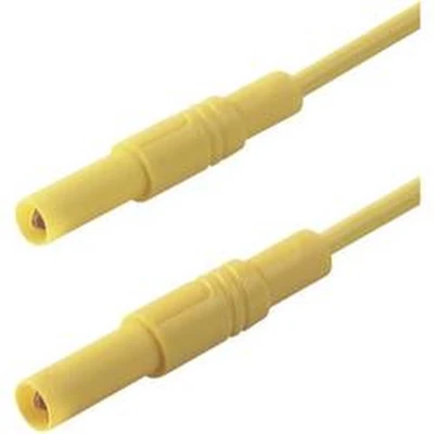 Afbeelding van SKS Hirschmann MLS SIL GG 100/1 Veiligheidsmeetsnoer [Banaanstekker 4 mm Banaanstekker mm] 1.00 m Geel 1 stuk(s)