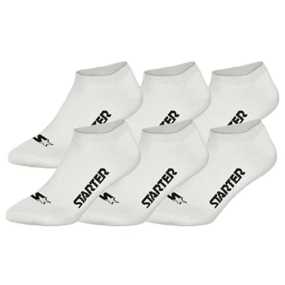 Afbeelding van STARTER Sneaker Socks 6 pack Wit Maat 43/46