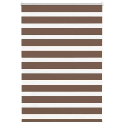 Afbeelding van Zebra rolgordijn 95x150 cm stofbreedte 90,9 polyester bruin