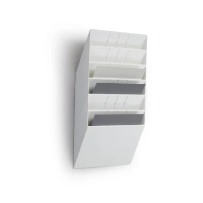 Afbeelding van Durable Folderhouder Flexiboxx 6 A4 Landscape Wit Sorteerrek