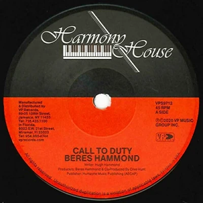 Afbeelding van Beres Hammond Call To Duty/Survival (Single)