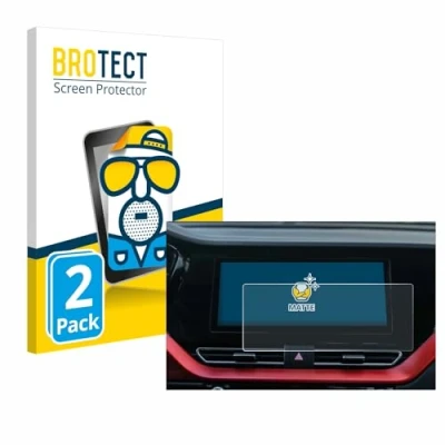 Afbeelding van BROTECT (2 Stuks) Antireflecterende Beschermfolie voor Kia E Niro 2020 Infotainment System Anti Glare Screen Protector, Mat, Ontspiegelend