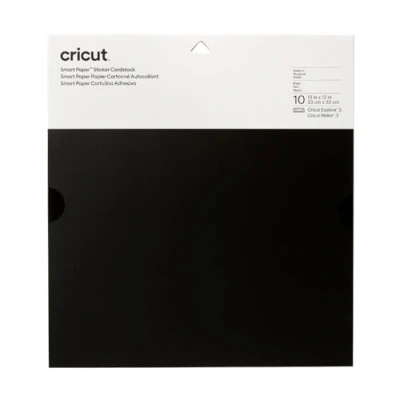 Afbeelding van Cricut Smart Paper™ Gekleurd karton Snijbreedte 30.5 cm Zwart