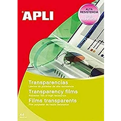 Afbeelding van 10 Films Transparents Autocollants A4 Apli