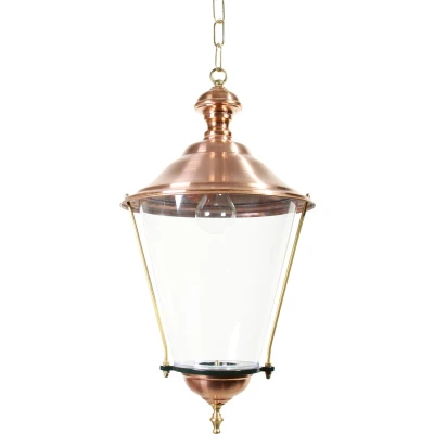 Afbeelding van KS Verlichting klassieke verandalamp koper K3B rond