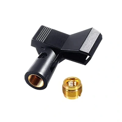 Afbeelding van YUSHU Koper Inrijgen mic Houder Universele Microfoon Clip Klem stand adapter Langdurige Betrouwbare Kracht