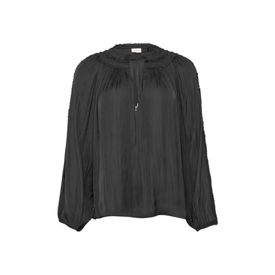 Afbeelding van s.Oliver Black Label MIT RÜSCHENDETAILS Blouse, Dames, Maat: 32, Schwarz