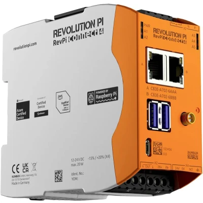 Afbeelding van Revolution Pi by Kunbus PR100395 RevPi Connect 4 32 GB 8 PLC uitbreidingsmodule