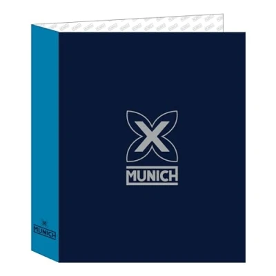 Afbeelding van Ringmap Munich Nautic Marineblauw A4 27 x 33 6 cm