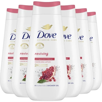 Afbeelding van Dove Advanced Care Verzorgende Douchegel Reviving 24 uur lang effectieve hydratatie 6 x 225 ml