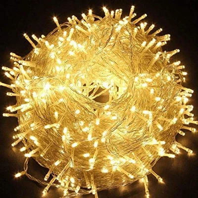 Afbeelding van Quntis Lichtsnoer met 500 leds, 100 m, kerstdecoratie, werkt op stroom 8 modi en geheugenfunctie voor buiten binnen, waterdicht, verlichting Xma&#039;s, bruiloft, verjaardag, feest, tuin