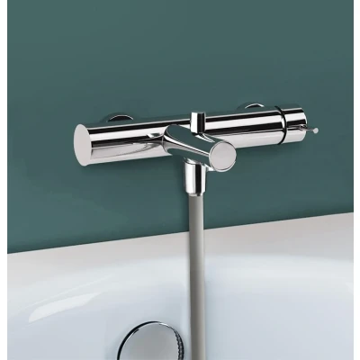 Afbeelding van Waterevolution Flow badmengkraan met handdoucheset chroom T13001