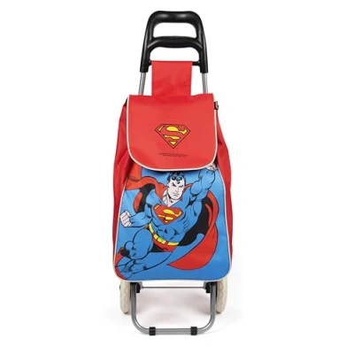 Afbeelding van Excelsa Superhelden Winkelwagen, inhoud 38 l, afneembare zak, waterafstotend, Superman