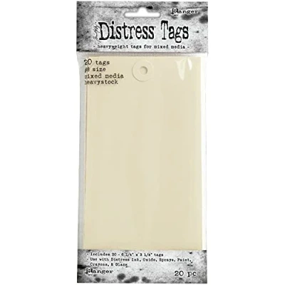 Afbeelding van Ranger Tim Holtz Distress Mixed Media Heavystock Tags #8 (20pcs) (TDA53828)