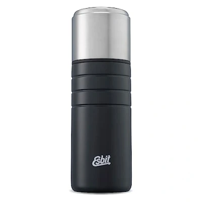 Afbeelding van Esbit Majoris Thermosfles 750 ml Zwart RVS Incl 2 Bekers