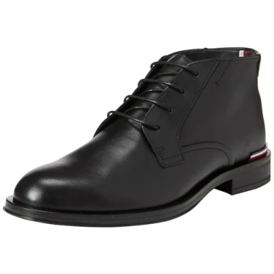 Afbeelding van Tommy Hilfiger CORE BOOT Veterboots, Heren, Maat: 46, Black Leer