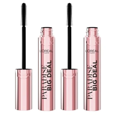 Afbeelding van L&#039;Oréal Paris Mascara Paradise Big Deal Volumizing Tint Intense Layerable Modulaire Formule Smoothfinity Cross Conical Brush Kleur Zwart 2