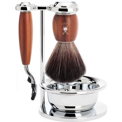 Afbeelding van Muhle scheerset Vivo S2H331SM3 Synthetisch Mach3 Pruimen