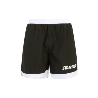 Afbeelding van Starter Black Label Heren Retro Shorts, zwart, L