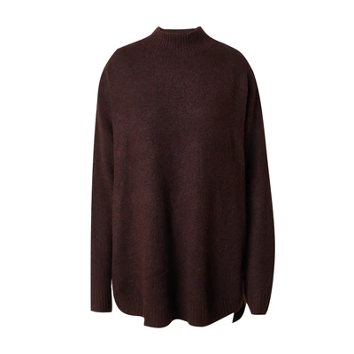 Afbeelding van Vero Moda Vmplaza Highnck LONG Trui, Dames, Maat: XL, Chocolate torte