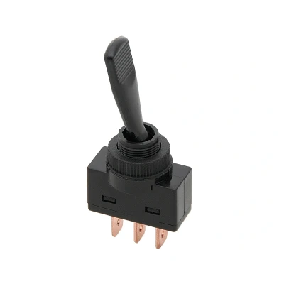 Afbeelding van SCHAKELAAR ON/OFF 12V 20A ZWART 3 polig