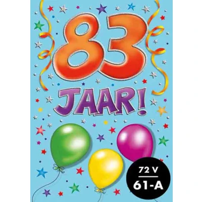 Afbeelding van Kaart That funny age 83 jaar AT1046 E