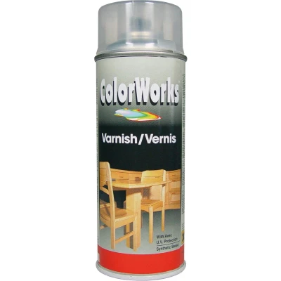 Afbeelding van Colorworks Spuitbus Vernis Alkyd Hoogglans 400 ML