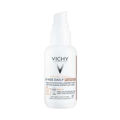 Afbeelding van Vichy Crème Capital Soleil UV Age Daily SPF50+ Pigment Medium 40ml
