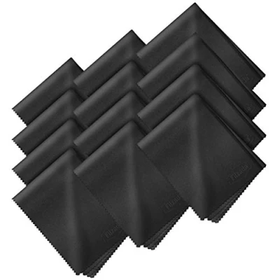 Afbeelding van Filzada® 12x brillenpoetsdoekje microfiber 20 x cm pluisvrije brillenpoetsdoekjes in opticien kwaliteit ook als lenzendoekje of displaydoekje