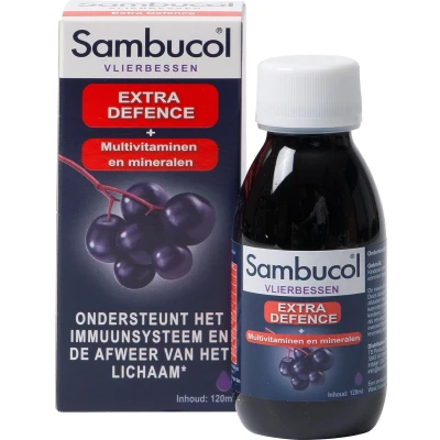 Afbeelding van Sambucol Extra Defence 120ml
