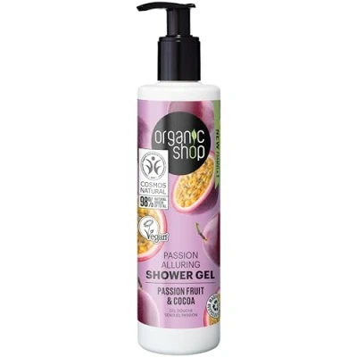Afbeelding van Organic Shop Passion Alluring Fruit and Cocoa Shower Gel 280 ml