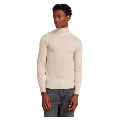 Afbeelding van G Star RAW Premium Core Turtle Knit, wit (Whitebait D25177 d847 1603), L