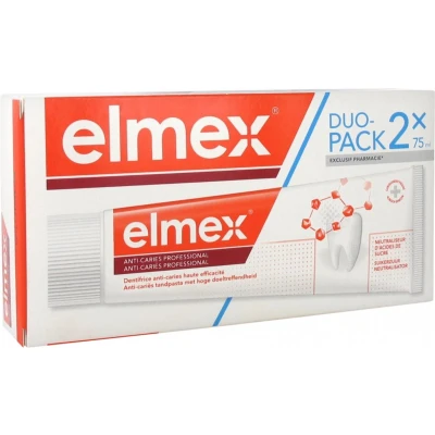 Afbeelding van Elmex Anti Caries Tandpasta Professioneel Set van 2 x 75 ml