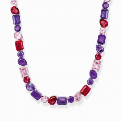 Afbeelding van Thomas Sabo KE2196 477 7 L42V Halsketting Dames 925er Zilver 34 42cm