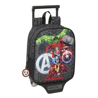 Afbeelding van Schoolrugzak met Wielen The Avengers Vendetta Zwart 22 x 27 10 cm